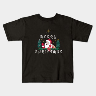 Merry Christmas Santa claus Kids T-Shirt